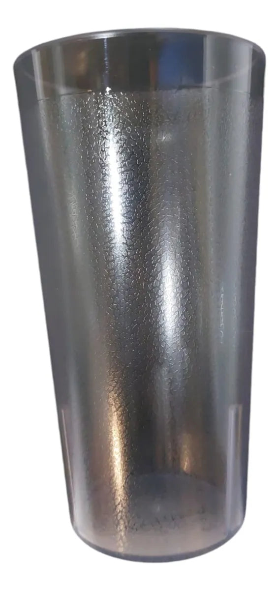 Vaso Tumbler Transparente de Plástico 20 oz , Caja con 12 Piezas