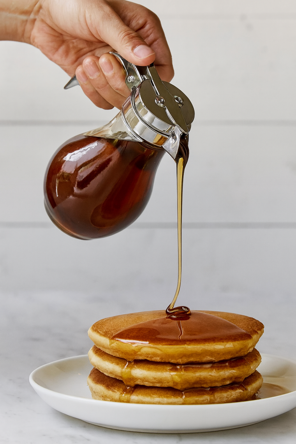 Dispensador de Jarabe, Miel y Aderezos Tapa de Zinc Fundido de 14 oz.