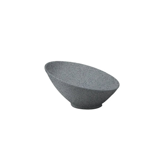 BOWL INCLINADO DE 25 CM  DE MELAMINA  GRAY GRANITE