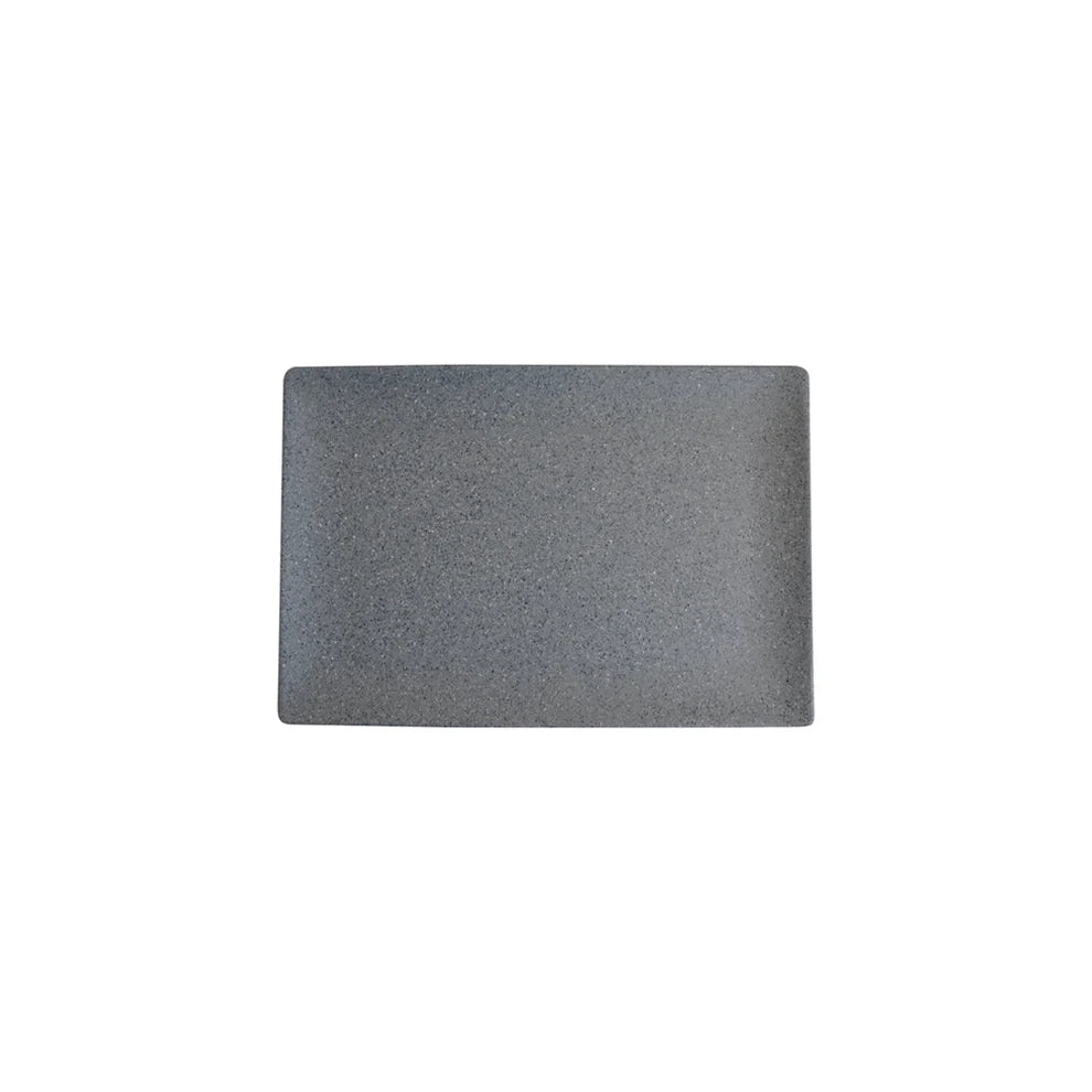 BANDEJA RECTANGULAR 28X19CM MELAMINA GRAY GRANITE