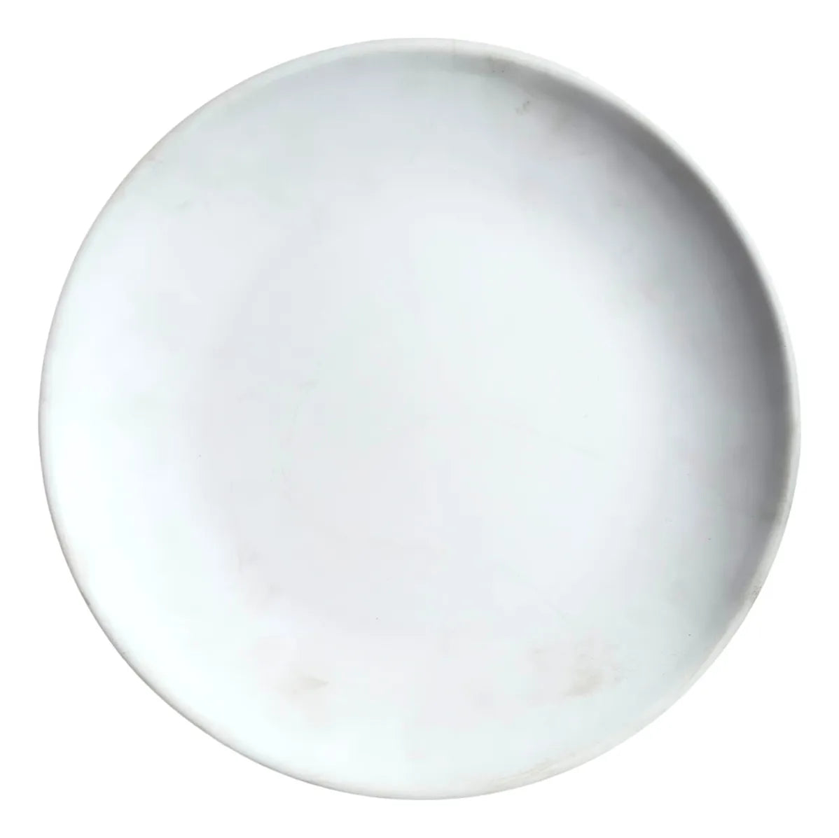 Plato Trinche Cup 26.7 cm Melamina Blanca Mate -(Por pieza)