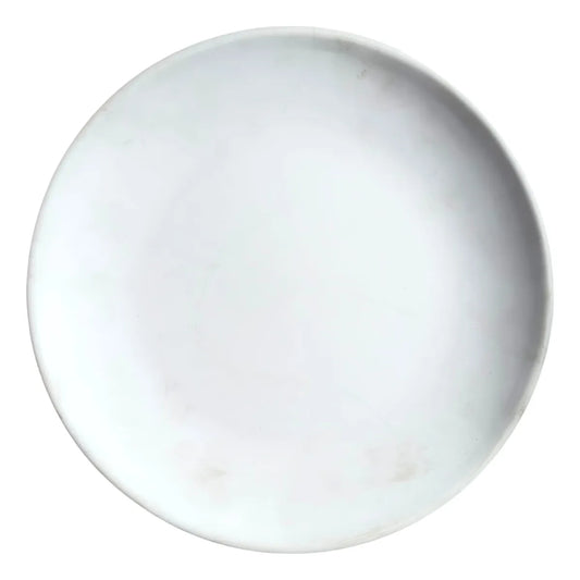 Plato Trinche Cup 26.7 cm Melamina Blanca Mate -(Por pieza)