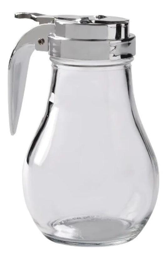 Dispensador de Jarabe, Miel y Aderezos Tapa de Zinc Fundido  de 14 oz.