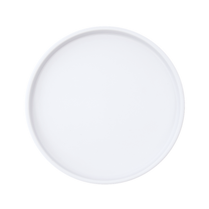 BARCELONA PLATO TRINCHE DE 23 CM MELAMINA BLANCO MATE