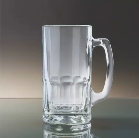 Super Tarro para Cerveza 1 L / 33.0 OZ de Vidrio Caja con 6 piezas