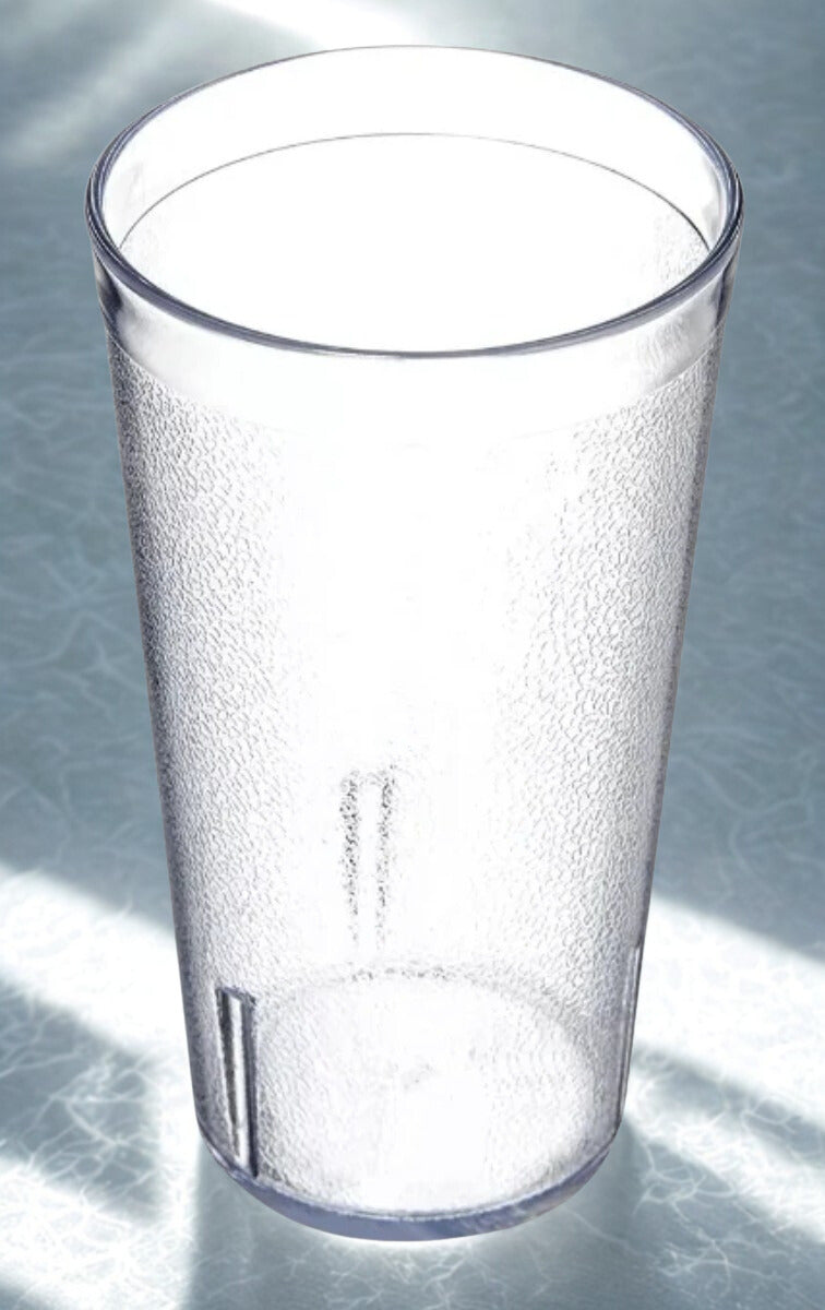 Vaso Tumbler Transparente de Plástico 20 oz Policarbonato, Caja con 12 Piezas