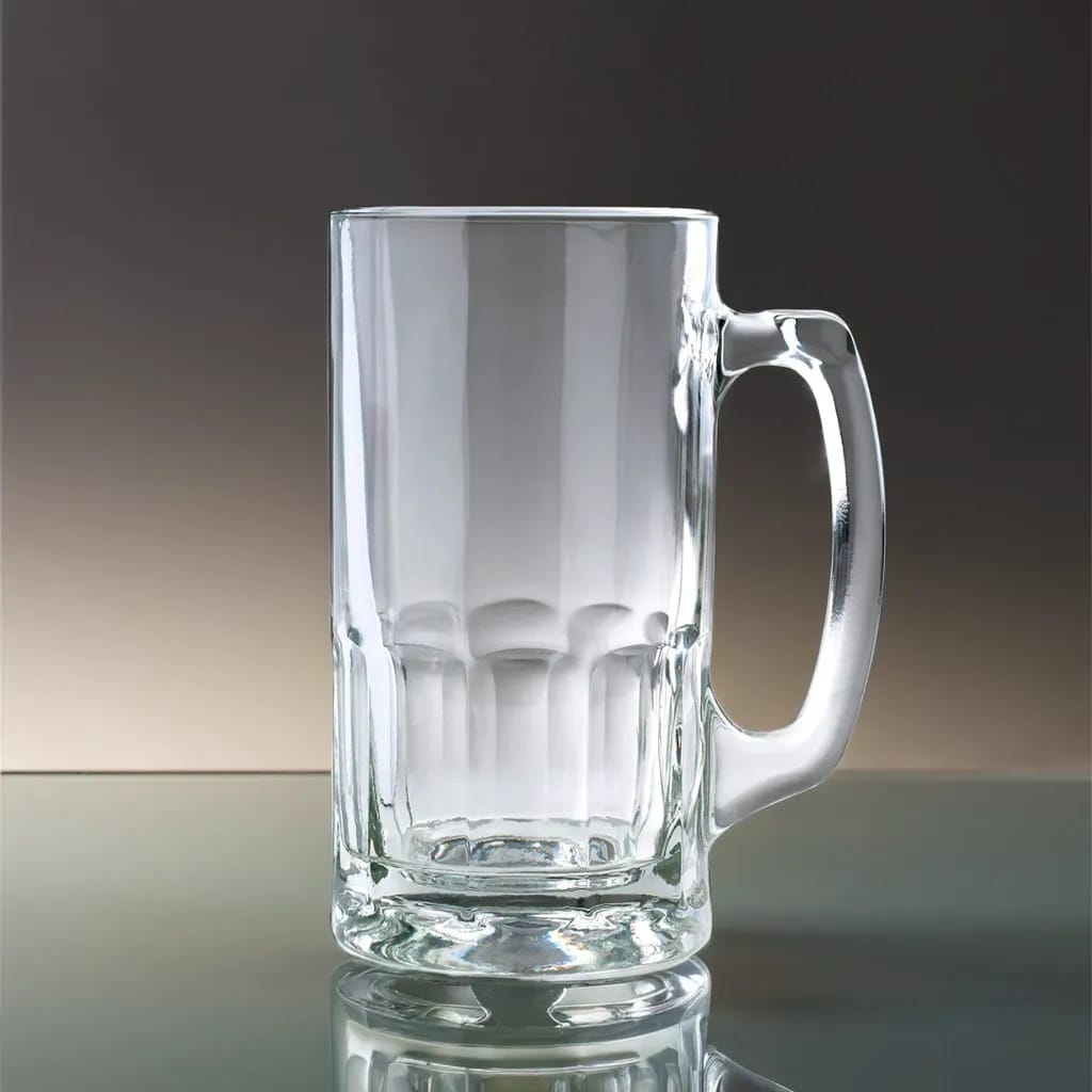 Super Tarro para Cerveza 1 L / 33.0 OZ de Vidrio Caja con 6 piezas
