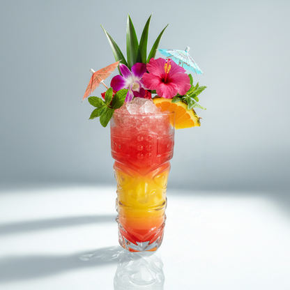 Vaso HB Tiki 400 ml / 13.5 oz – Vaso Highball Paquete c/4 pzs.
